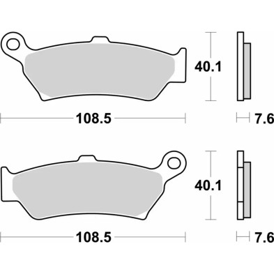 SBS SPORT 1005LS REAR BRAKE PADS