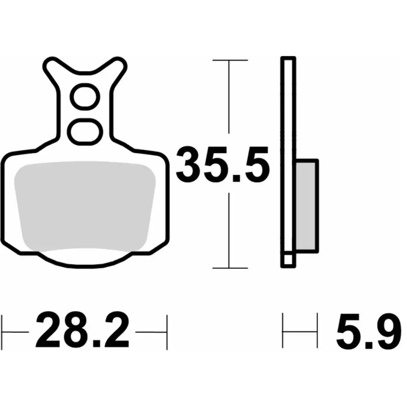 SBS OFF-ROAD BRAKE PAD 1006RSI