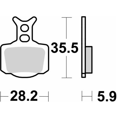 SBS OFF-ROAD BRAKE PAD 1006RSI