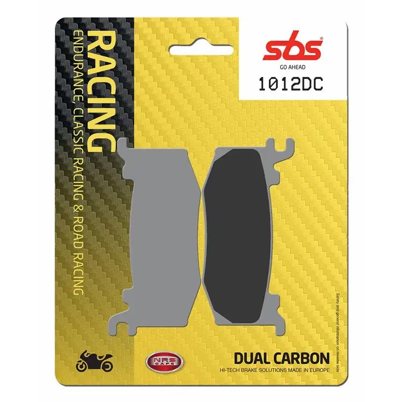 SBS PASTILLAS DE FRENO DE CARBONO 1012DC