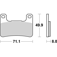 BREMBO RACING BRAKE PADS 07SU27LA 2