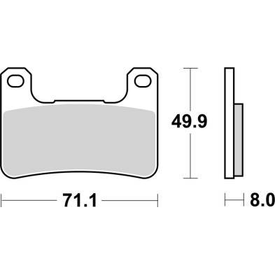 BREMBO RACING BRAKE PADS 07SU27LA