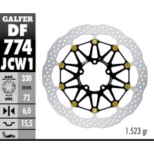 GALFER FRONT BRAKE DISC W FLOATECH RACING DF774JCW1G03