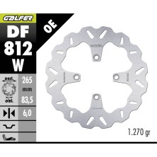 GALFER WAVE FIXED BRAKE DISC DF812W