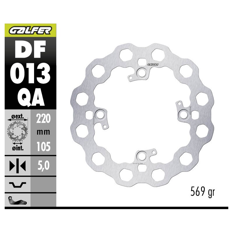 GALFER DISCO DE FRENO CUBIQ FIJO DF013QA