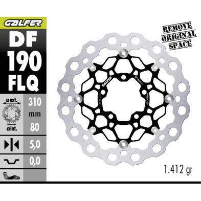 GALFER CUBIQ FLOATING BRAKE DISC DF190FLQ
