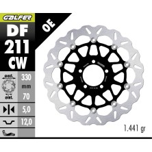 GALFER FRONT BRAKE DISC W FLOATING DF211CW
