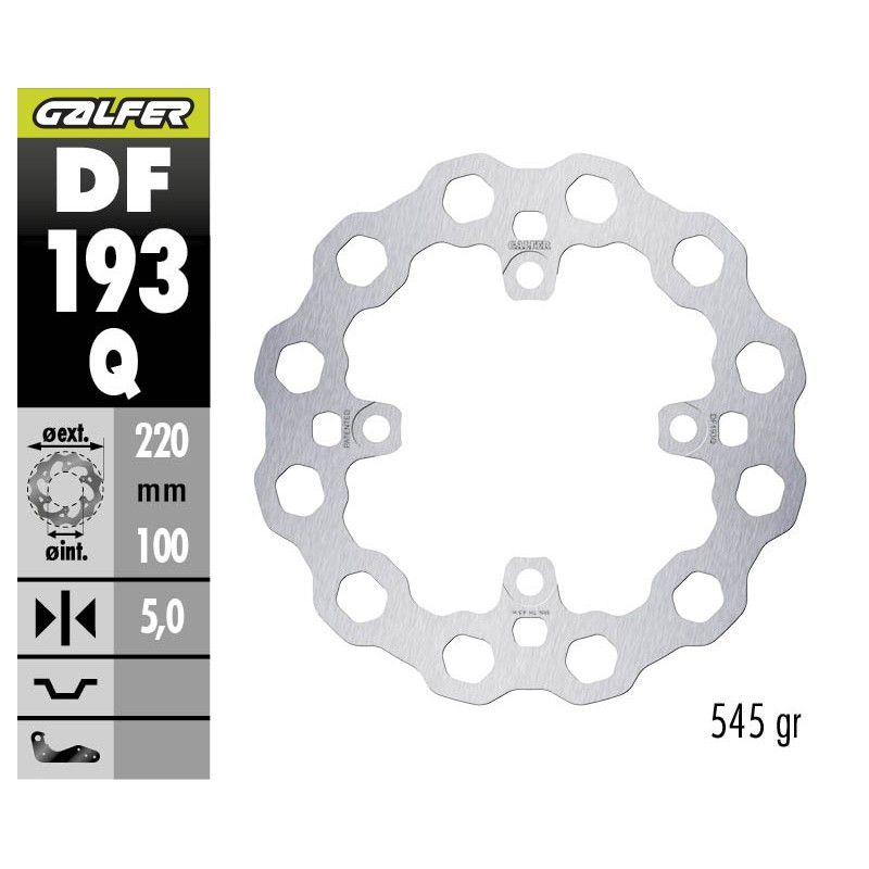 GALFER DISCO DE FRENO CUBIQ FIXED DF193Q