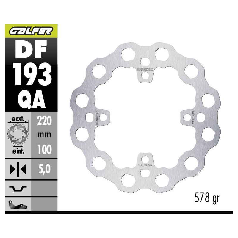 GALFER DISCO DE FRENO CUBIQ FIXED DF193QA