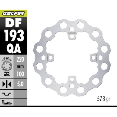 GALFER DISCO DE FRENO CUBIQ FIXED DF193QA