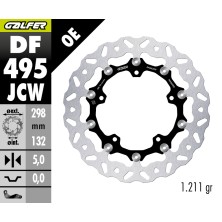 GALFER FLOATING BRAKE DISC W FLOATECH DF495JCW