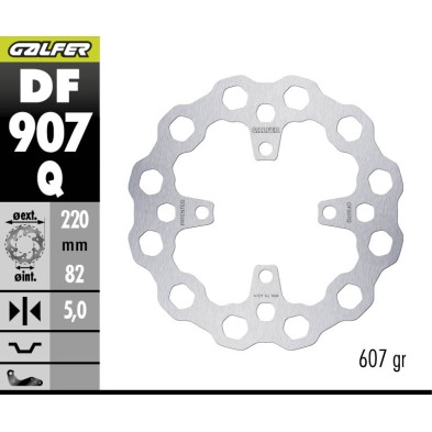 GALFER DISCO DE FRENO CUBIQ FIXED DF907Q