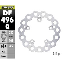GALFER CUBIQ FIXED BRAKE DISC DF496Q