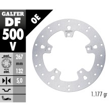 GALFER DISCO DE FRENO REDONDO FIXED DF500V