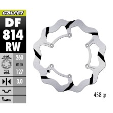 GALFER OFF-ROAD BRAKE DISC W FIXED GROOVED DF814RW