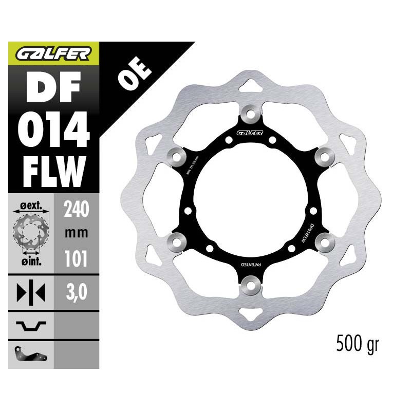 GALFER OFF-ROAD FLOATING BRAKE DISC DF014FLW