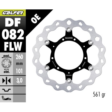 GALFER OFF-ROAD FLOATING BRAKE DISC DF082FLW