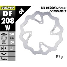 GALFER DISCO DE FRENO OFF-ROAD W FIXED OVERSIZE DF208W