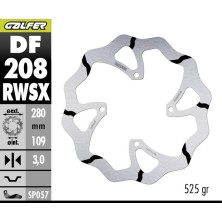 GALFER DISCO SOBREDIMENSIONADO FIXED GROOVED DF208RWSX