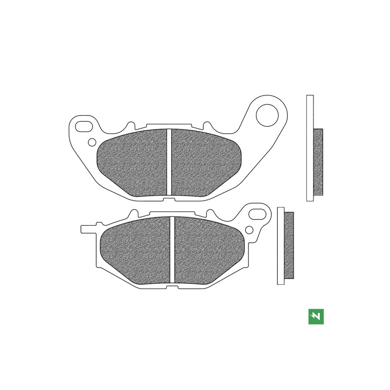 NEWFREN RACE CERAMIC PADS FD0515R02
