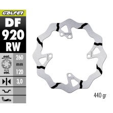GALFER OFF-ROAD BRAKE DISC W FIXED GROOVED DF920RW
