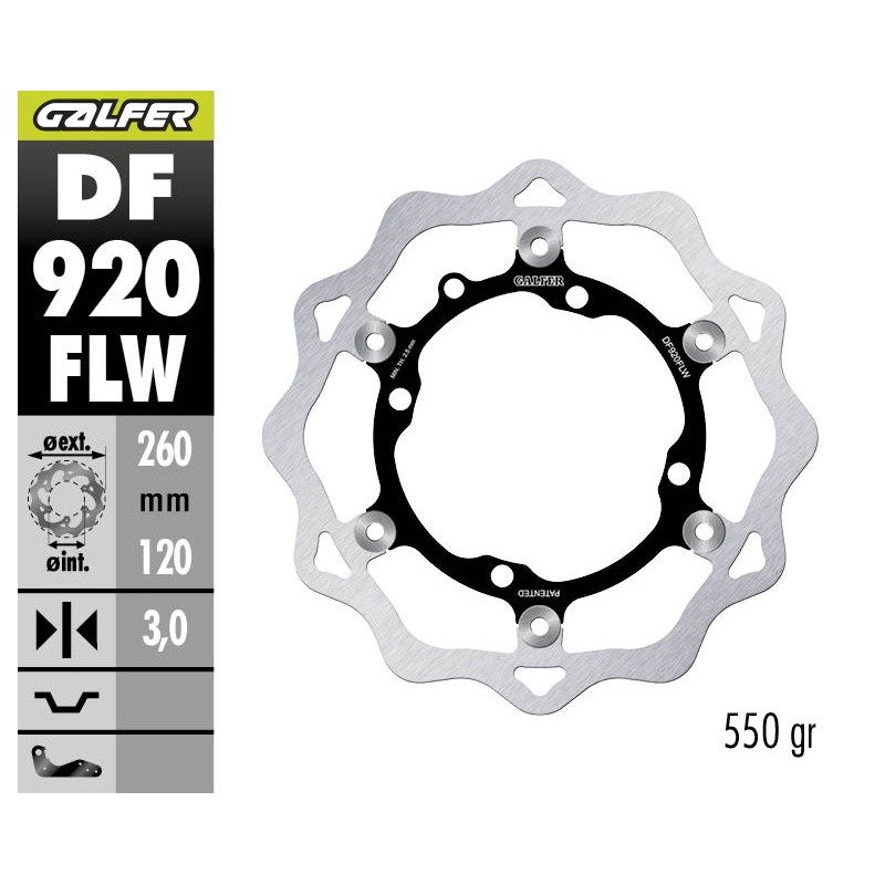 GALFER OFF-ROAD FLOATING BRAKE DISC DF920FLW