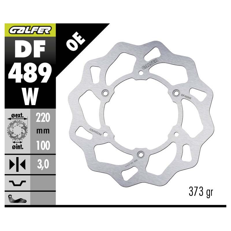 GALFER OFF-ROAD BRAKE DISC W FIXED DF489W