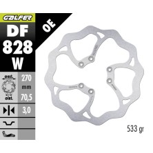 GALFER OFF-ROAD BRAKE DISC W FIXED DF828