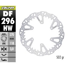 GALFER SHARK FIXED OFF-ROAD BRAKE DISC DF296HW