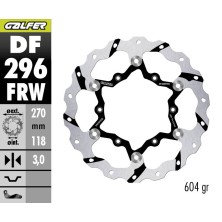GALFER OFF-ROAD BRAKE DISC WITH FLOATING GROOVED DF296FRW