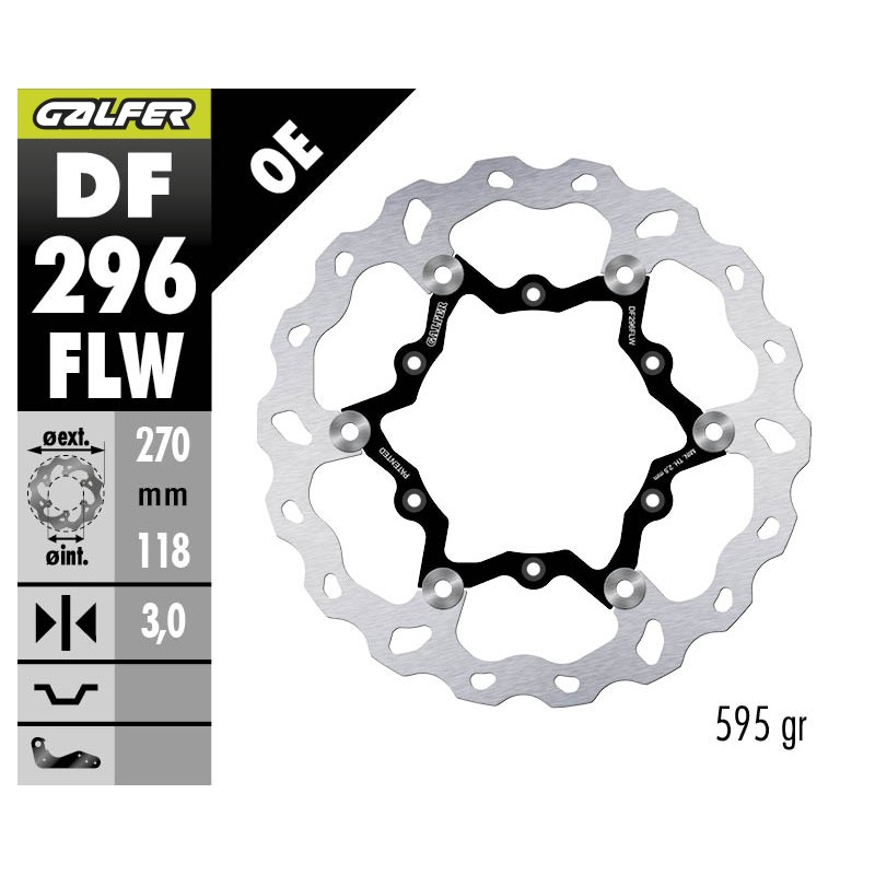 GALFER DISCO DE FRENO OFF-ROAD W FLOATING DF296FLW