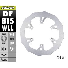 GALFER OFF-ROAD BRAKE DISC W FIXED SOLID DF815WLL