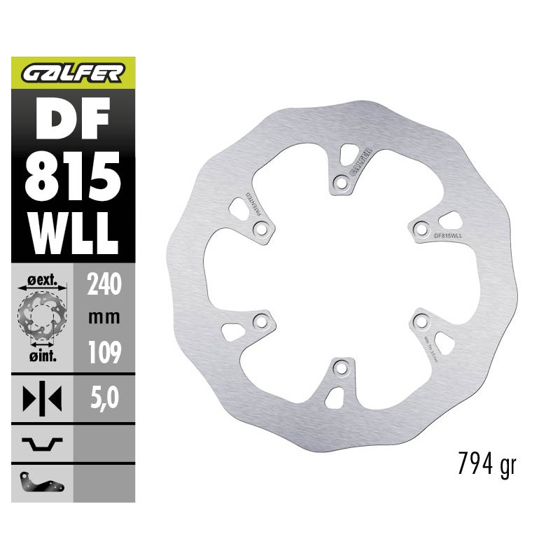 GALFER DISCO DE FRENO OFF-ROAD W FIXED SOLID DF815WLL