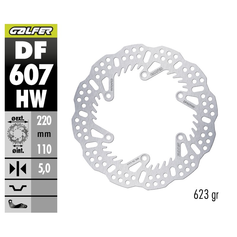 GALFER DISCO DE FRENO OFF-ROAD SHARK FIXED DF607HW
