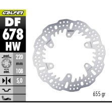 GALFER SHARK FIXED OFF-ROAD BRAKE DISC DF678HW