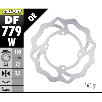 GALFER DISCO DE FRENO OFF-ROAD W FIXED DF779W