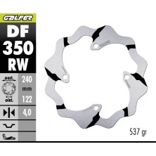 GALFER OFF-ROAD BRAKE DISC W FIXED GROOVED DF350RW