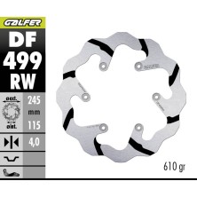 GALFER OFF-ROAD BRAKE DISC W FIXED GROOVED DF499RW