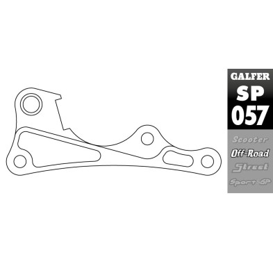 GALFER CALIPER SUPPORT SP057