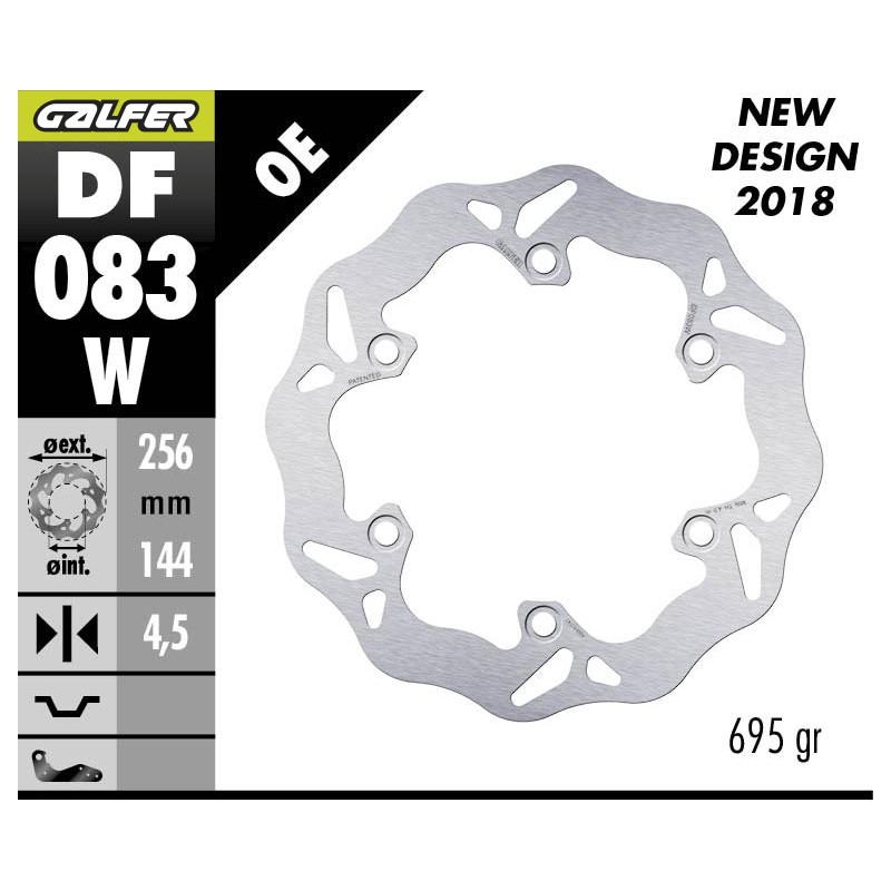 GALFER DISCO DE FRENO FIJO DF083W