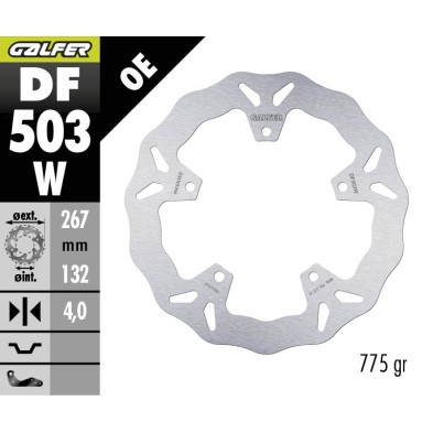 GALFER FIXED BRAKE DISC DF503W