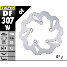GALFER FIXED BRAKE DISC DF307W