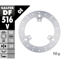 GALFER DISCO DE FRENO FIJO DF516V