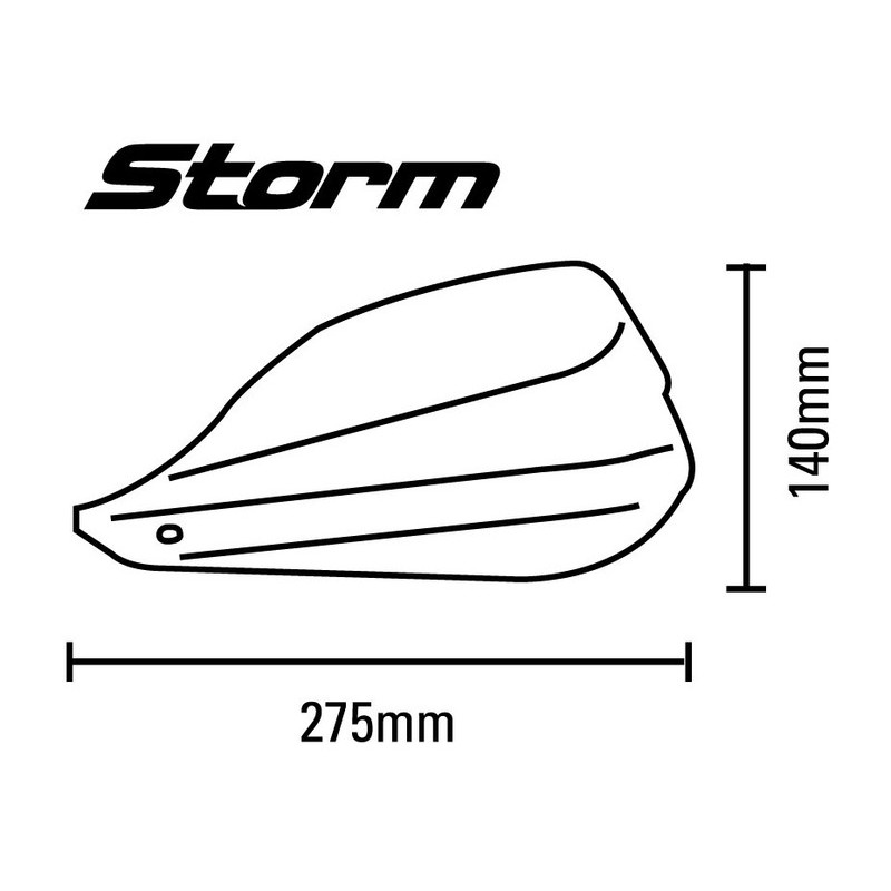 BARKBUSTERS STORM HANDGUARD KIT STM-001-BK
