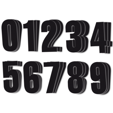 BLACKBIRD RACE NUMBERS 5047/20