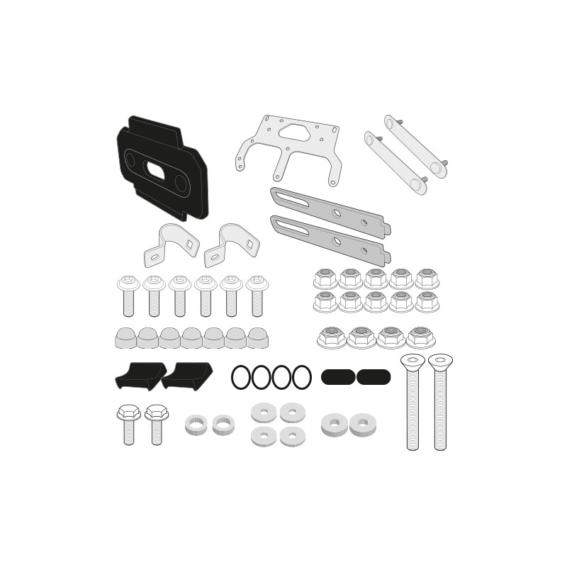GIVI TOOL BOX MOUNTING KIT TL3112KIT