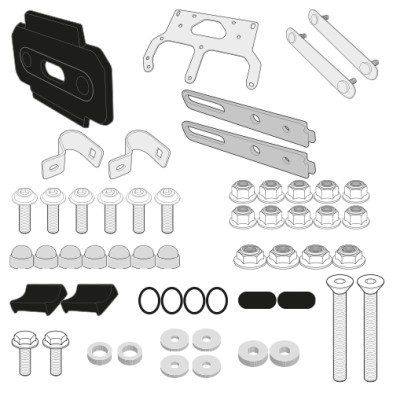 GIVI TOOL BOX MOUNTING KIT TL3112KIT