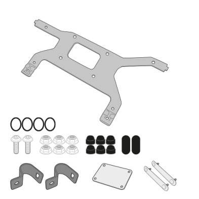GIVI KIT DE FIJACION S250 TOOL BOX TL1178KIT