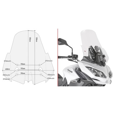GIVI D4122ST Windscreen