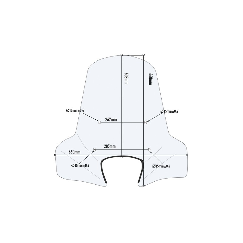 GIVI Windscreen 107A